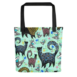 AQUA SNOBBY COCKTAILS Tote bag