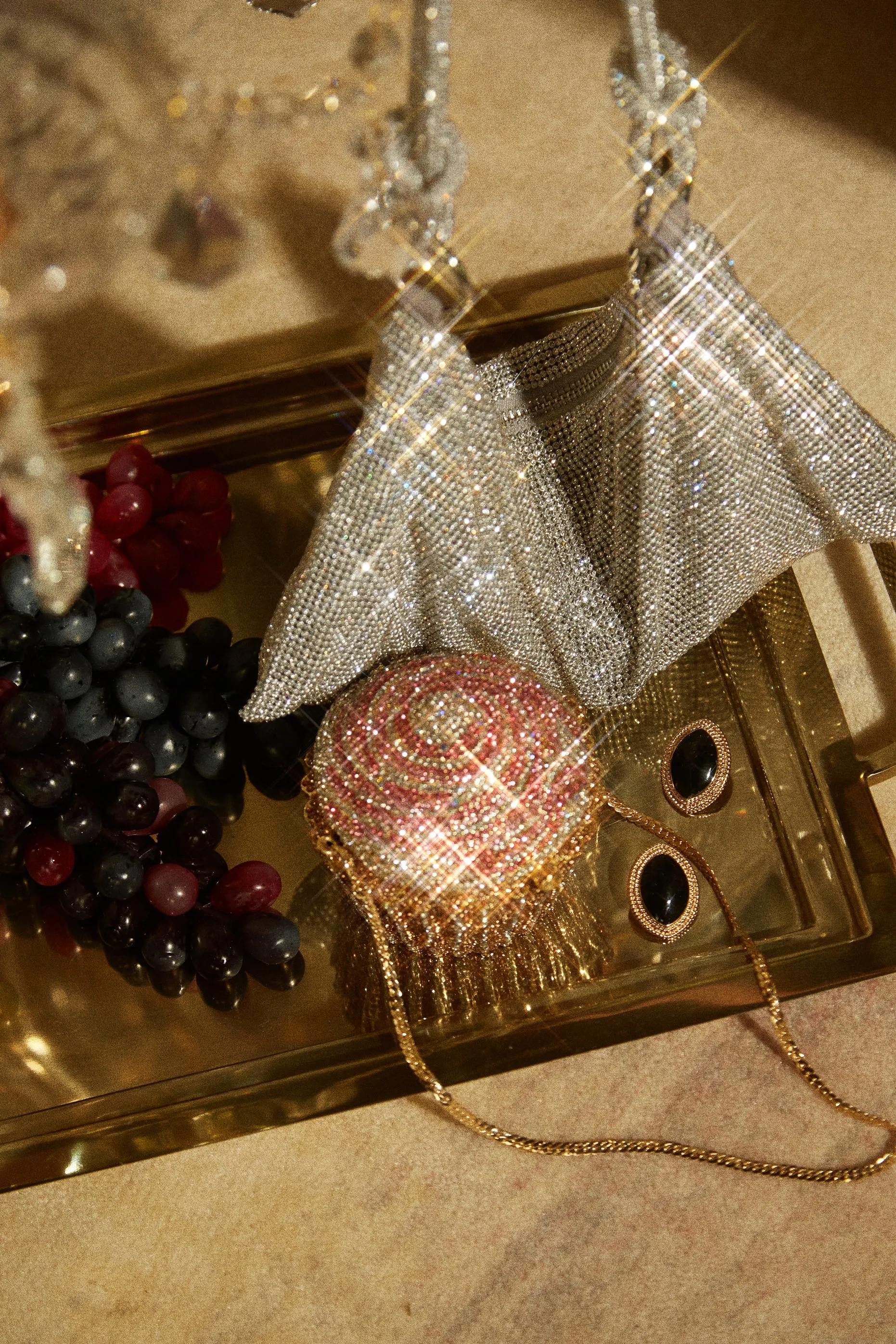 Birthday Wish Embellished Cupcake Handbag - Multi