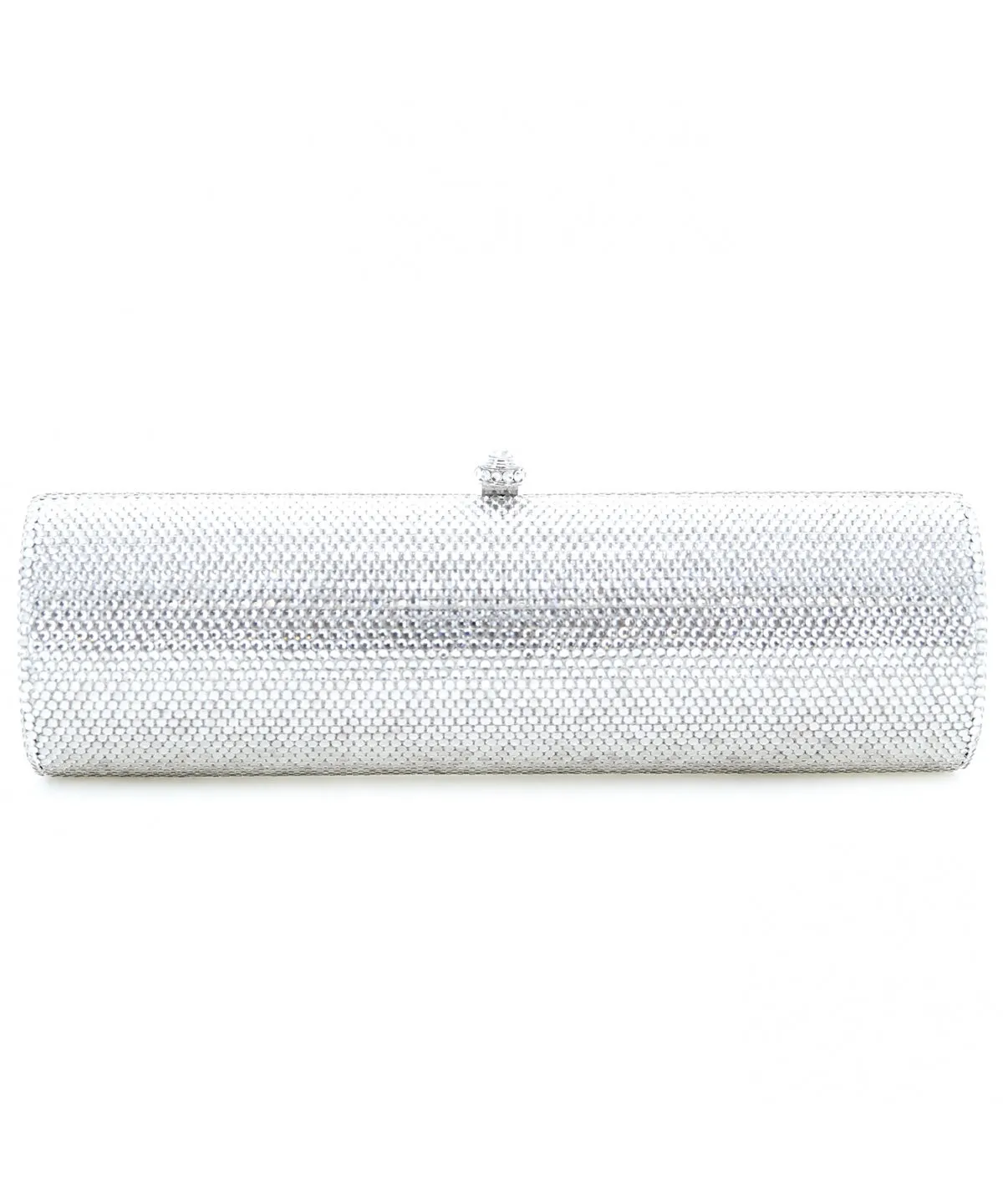 Crystal Embellished Cylinder Evening Clutch