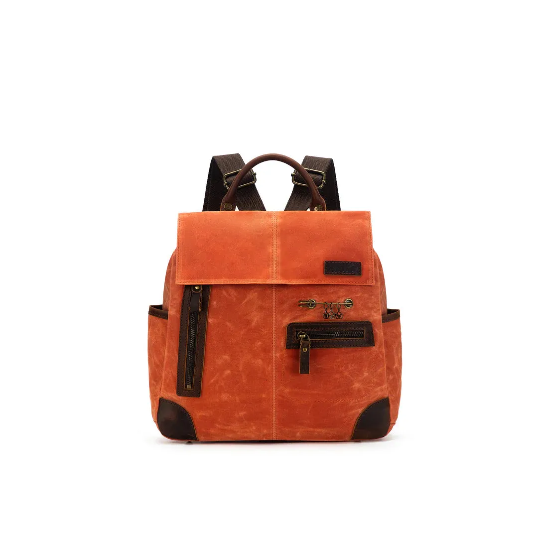 Della Q Maker's Canvas Midi Backpack