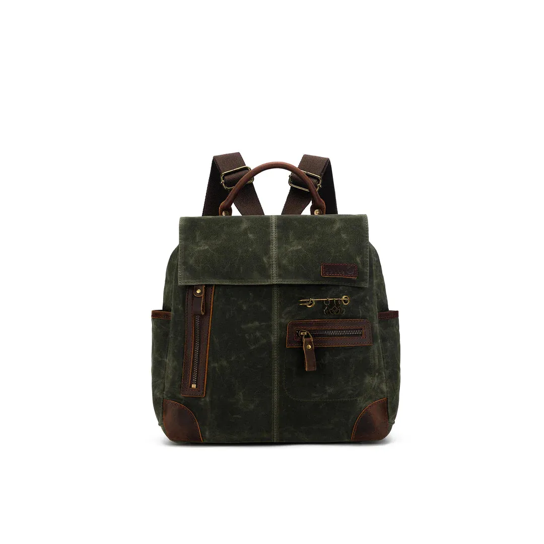 Della Q Maker's Canvas Midi Backpack