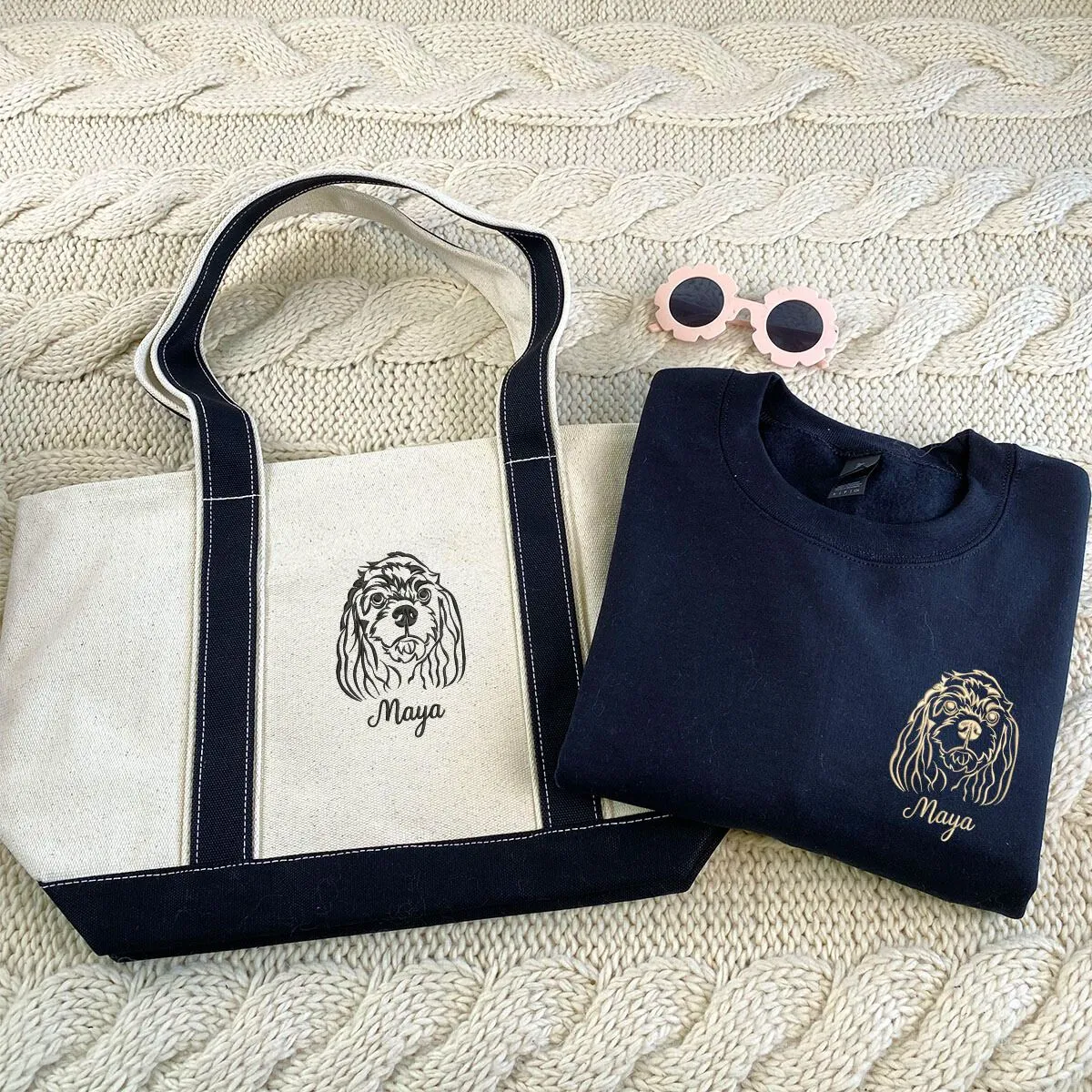 Dog Lover’s Favorite: Sweatshirt & Tote Bag Combo