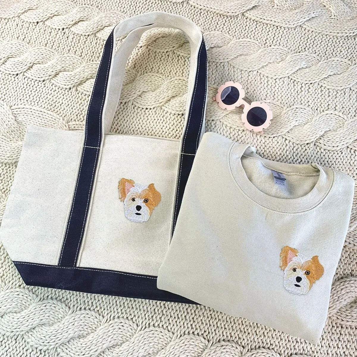 Dog Lover’s Favorite: Sweatshirt & Tote Bag Combo