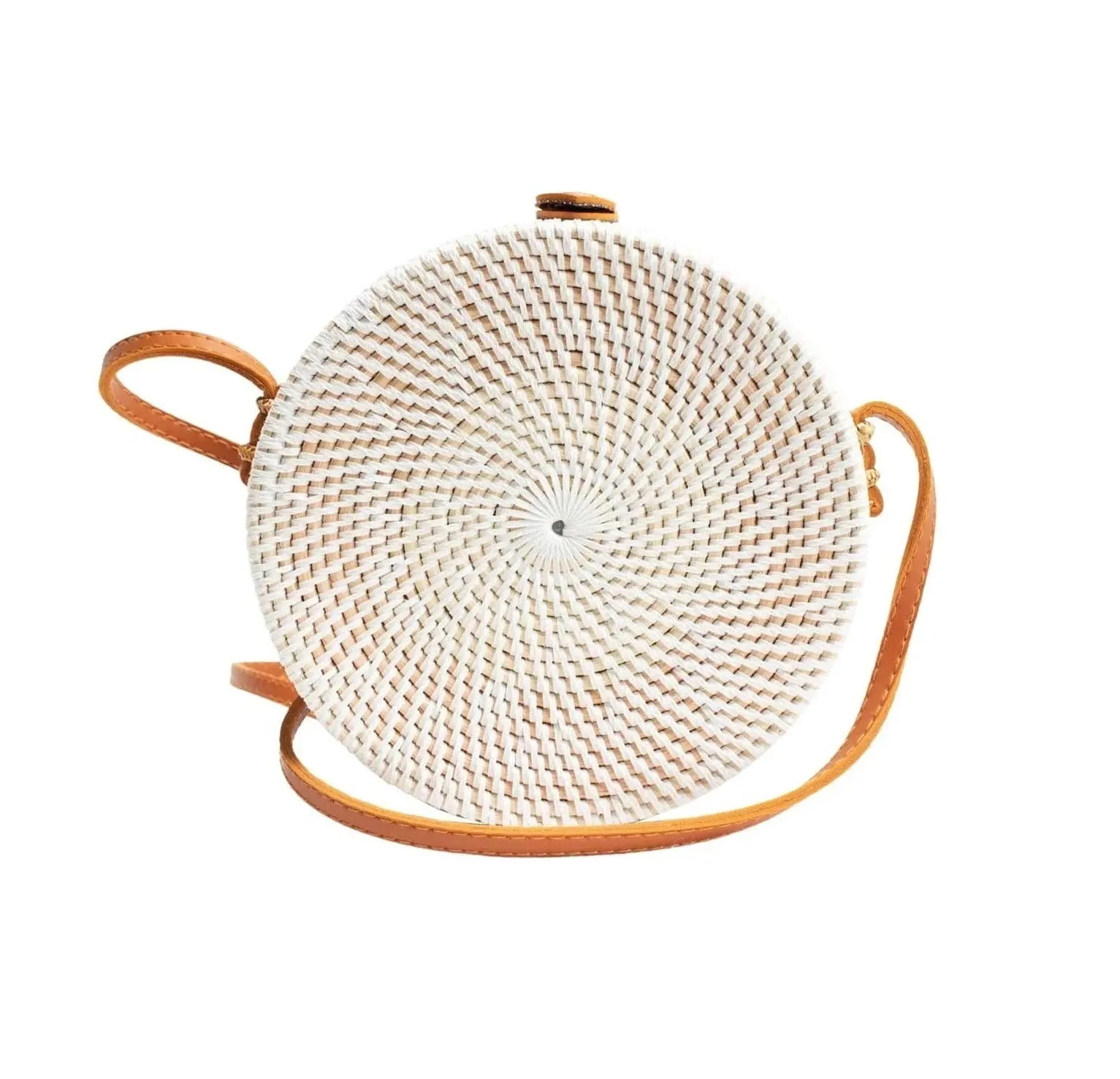 Dream Catcher White Round Sling Bag