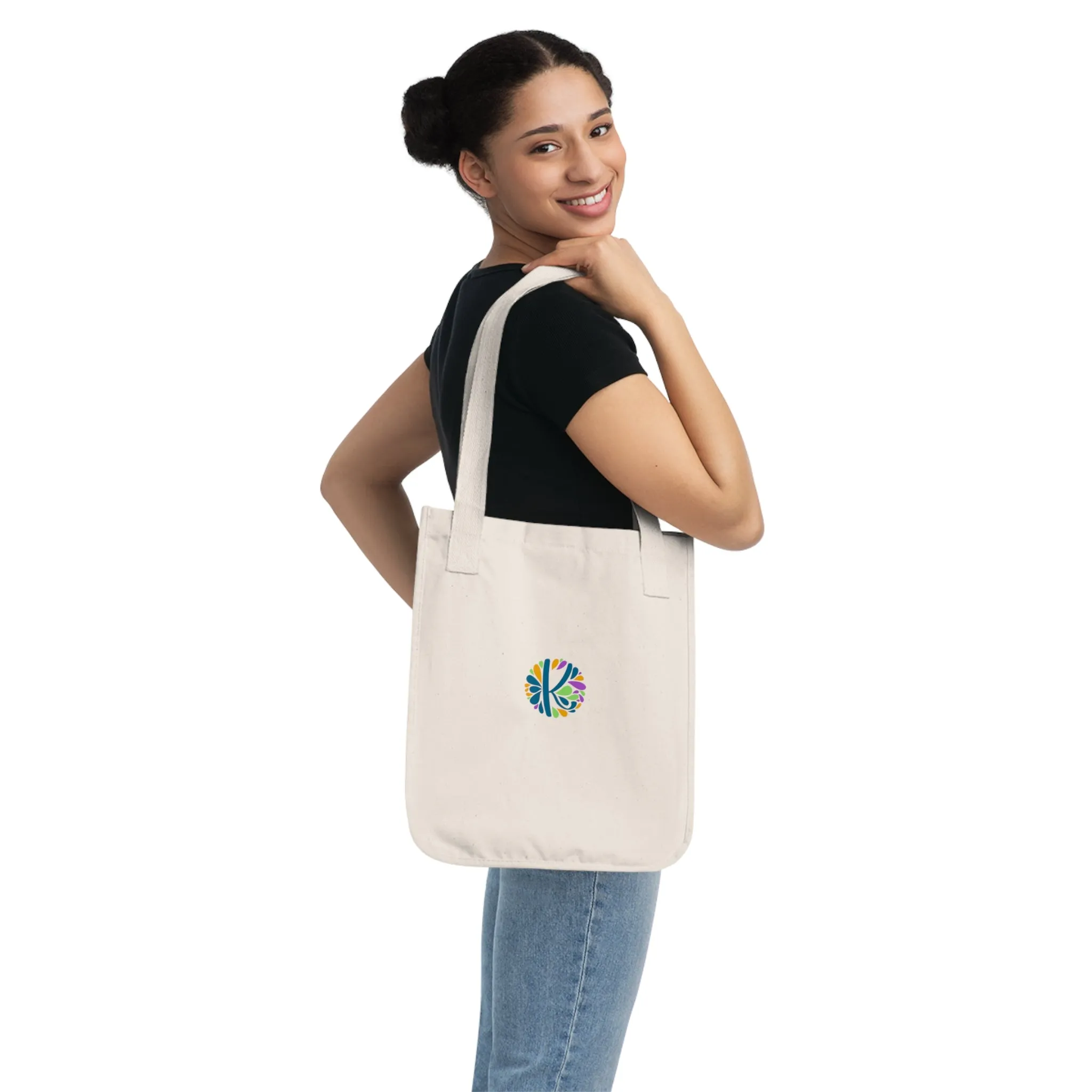Eco-Chic Carryall: Kay Chimba Organic Canvas Tote Bag