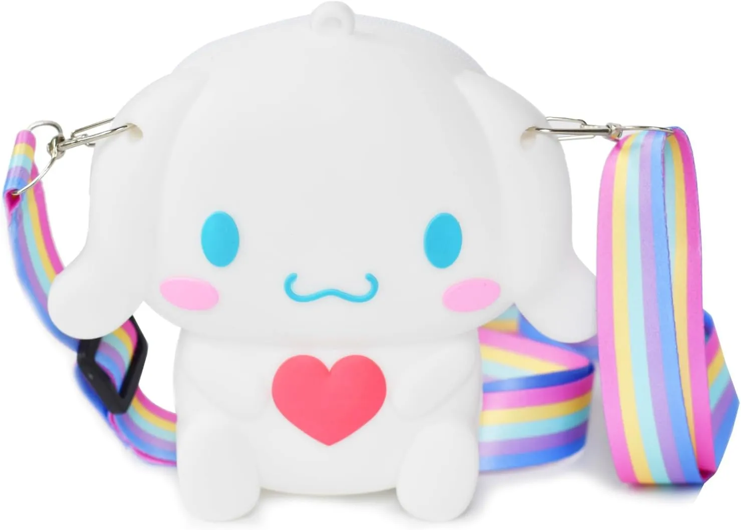 Kitty Crossbody Bag with Adjustable Shoulder Strap, Handbag with Zipper Cute Mini Anime Kitty Coin Wallet Purse
