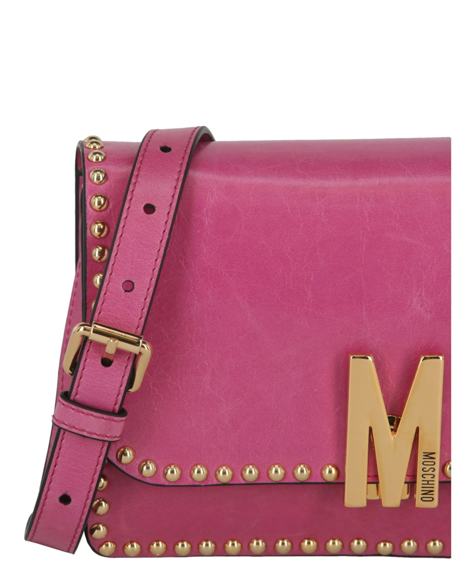 Moschino Stud Embellished Shoulder Bag