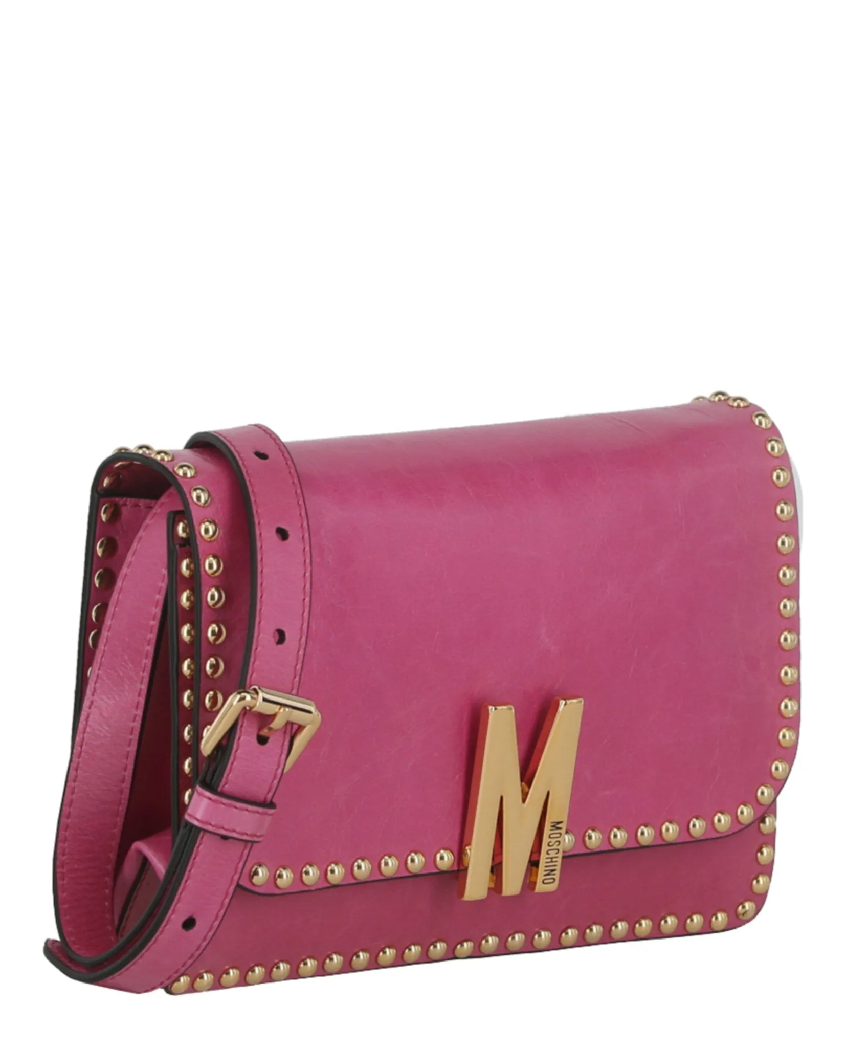 Moschino Stud Embellished Shoulder Bag