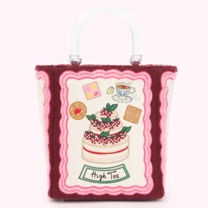 PEONY HIGH TEA BIBI TOTE BAG