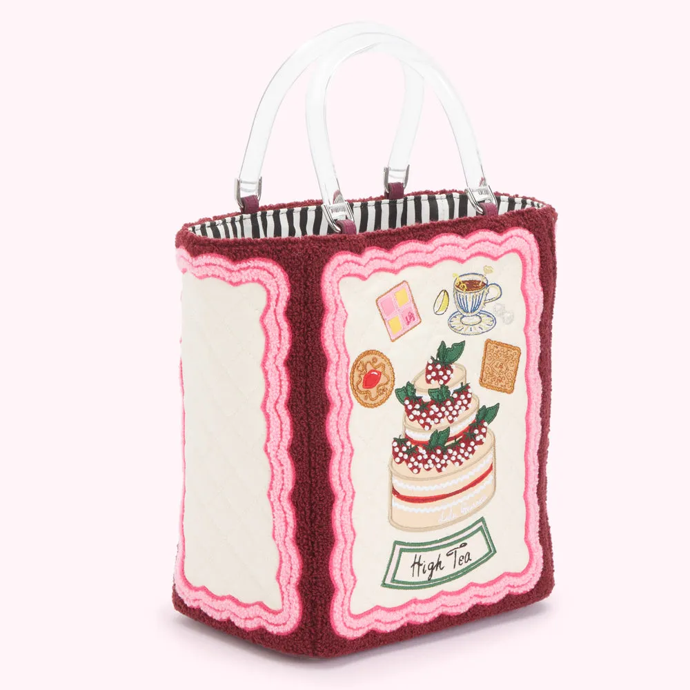 PEONY HIGH TEA BIBI TOTE BAG