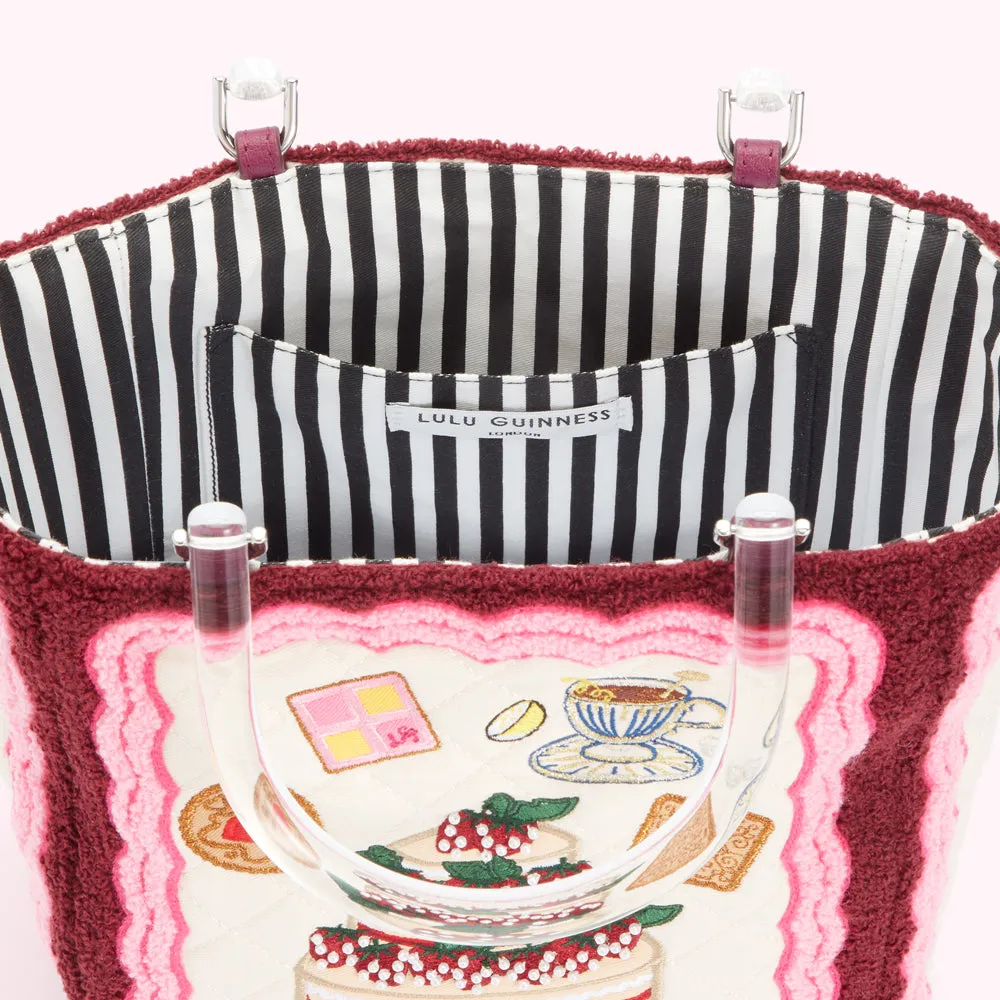 PEONY HIGH TEA BIBI TOTE BAG
