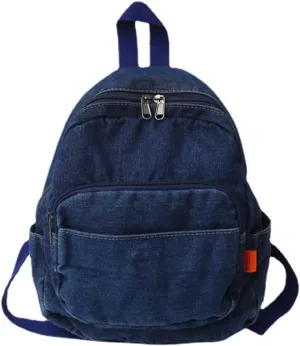 XPONNI Small Backpack Purse for Teen Girls Grunge Accessories Purse Backpack for Women Mini Backpack Purse (Dark blue)